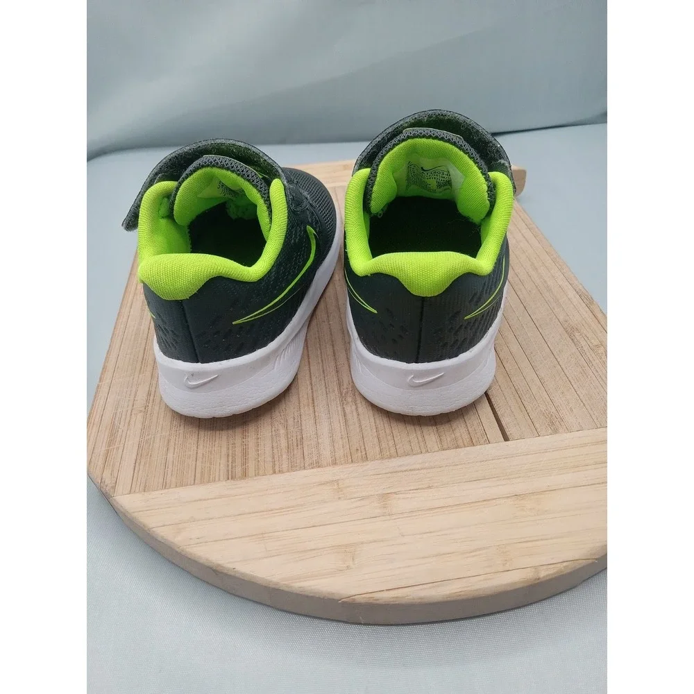 Nike AT1803-004 Star Runner 2 TDV Sneakers Toddler Shoes Grey Green‎ Size 4C